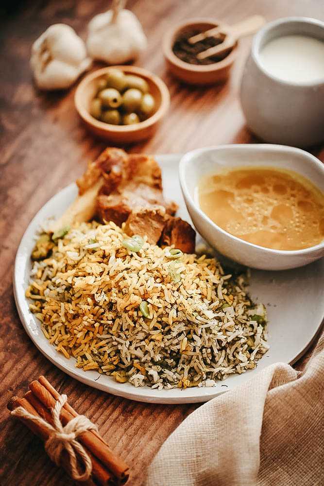Baghali-Polo-ba-Mahiche-Persian-Dill-Lima-Bean-Rice