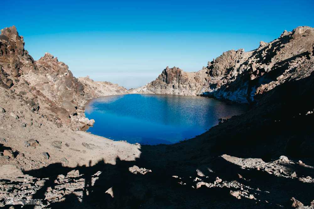 Lake on top of Sabalan mountains