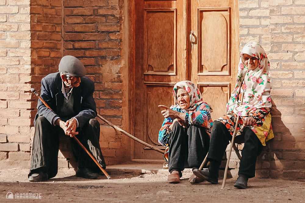 Abyaneh elders- Kashan