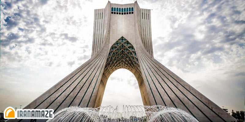 Azadi tower iran in tehran