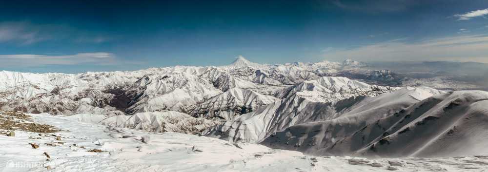 Damavand-snow-covered-Tochal