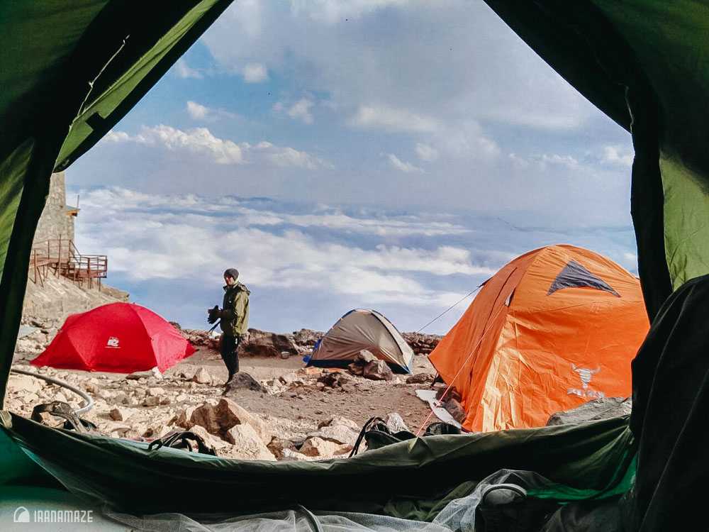 Inside-tent-outside-clouds-Damavand