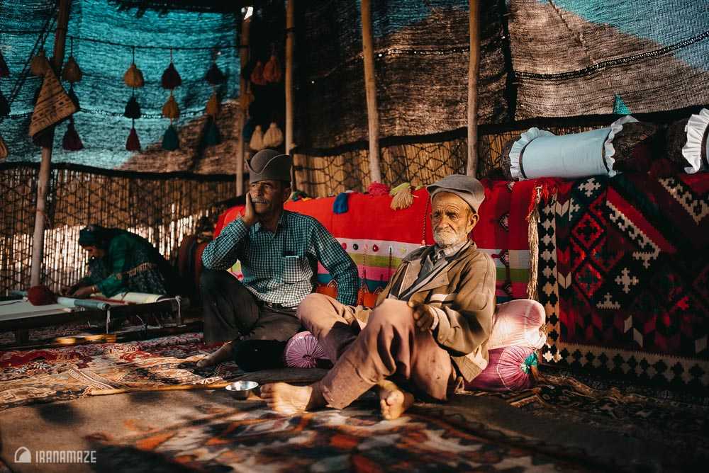 Qashqai Eghlid tent elders