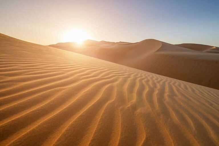 Where is the golden sand desert?