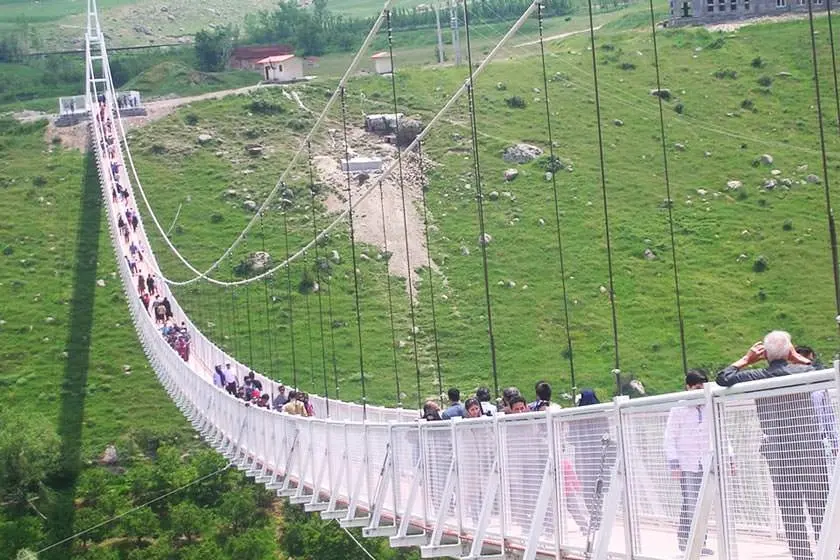 Meshgin Shahr Suspension Bridge