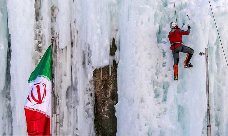 Getting to know ice climbing in Iran